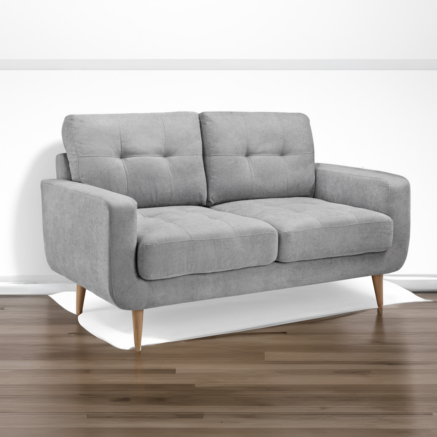 Aurora Sofa Grey 2 Seater Square-background